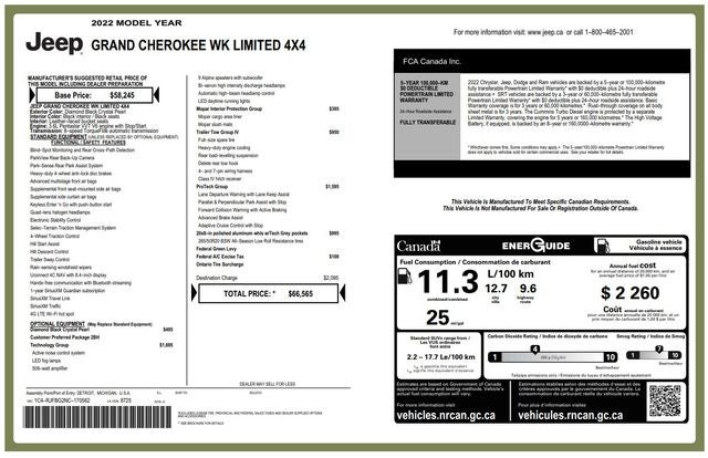 2022 Jeep Grand Cherokee WK Limited