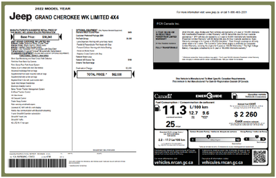 2022 Jeep Grand Cherokee WK Limited