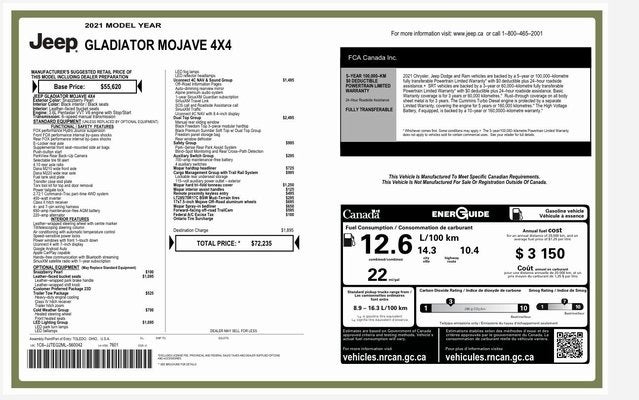 2021 Jeep Gladiator Mojave