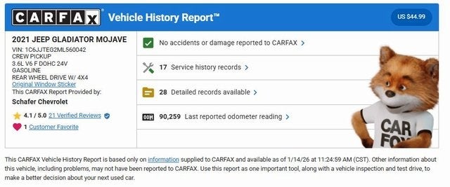 2021 Jeep Gladiator Mojave