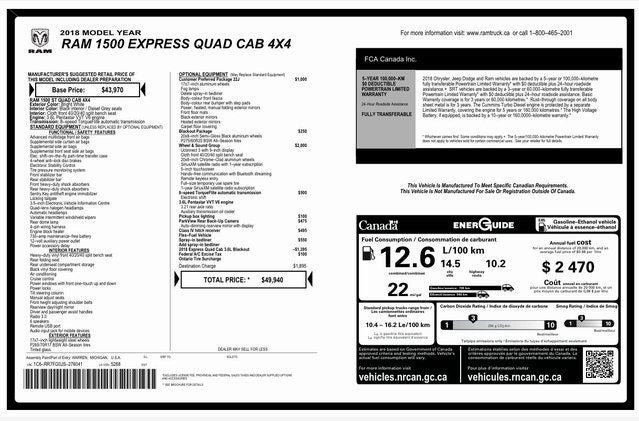 2018 RAM 1500 Express