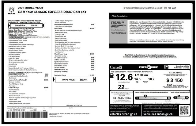 2021 RAM 1500 Classic Express