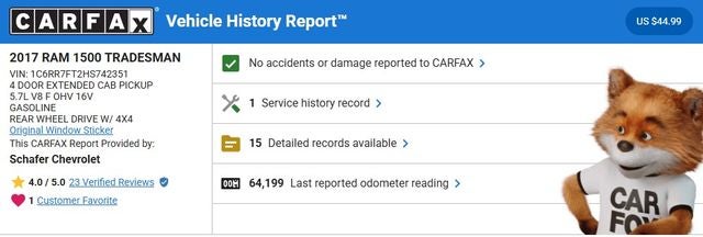 2017 RAM 1500 Tradesman