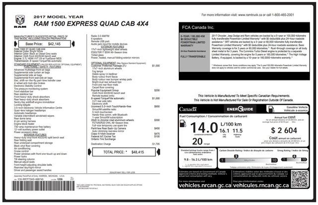 2017 RAM 1500 Express