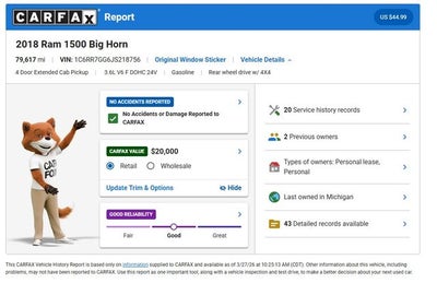 2018 RAM 1500 Big Horn