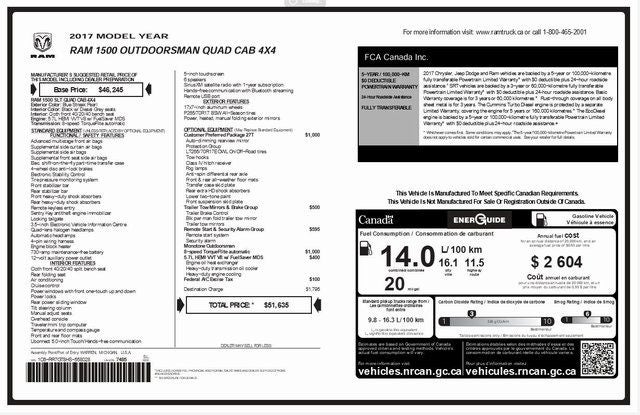 2017 RAM 1500 SLT