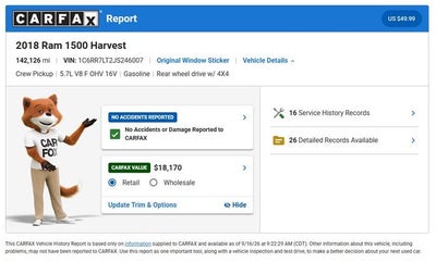 2018 RAM 1500 Harvest