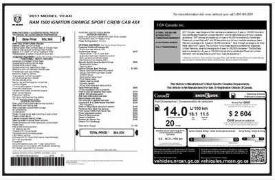 2017 RAM 1500 Sport
