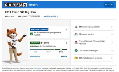 2014 RAM 1500 Big Horn
