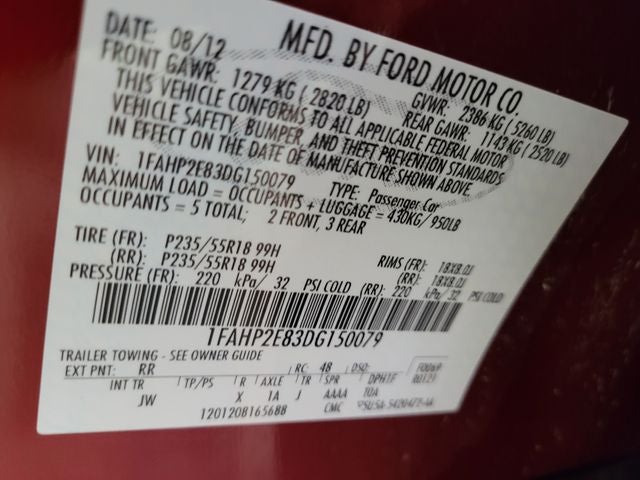 2013 Ford Taurus SEL