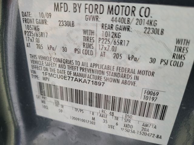 2010 Ford Escape Limited