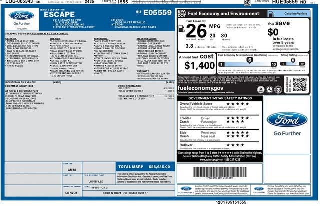 2017 Ford Escape SE