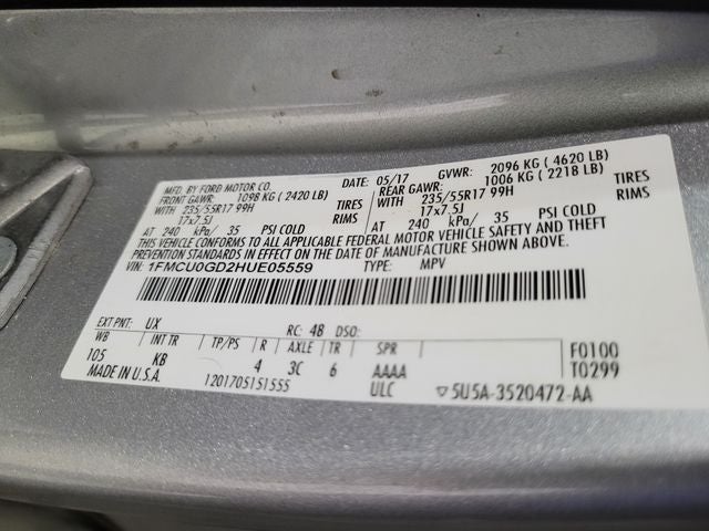 2017 Ford Escape SE