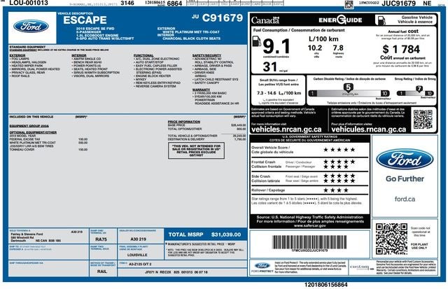 2018 Ford Escape SE