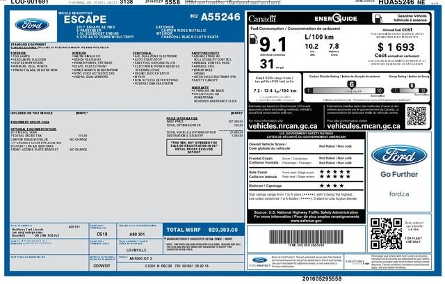 2017 Ford Escape SE