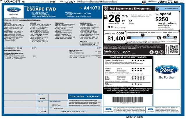 2018 Ford Escape SE