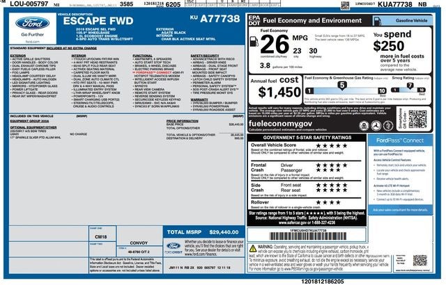 2019 Ford Escape SEL
