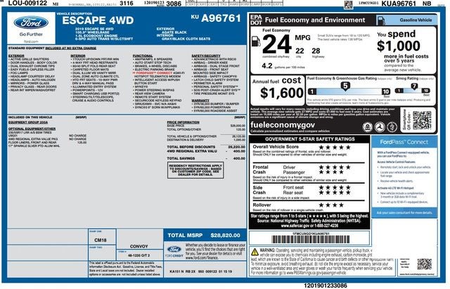 2019 Ford Escape SE