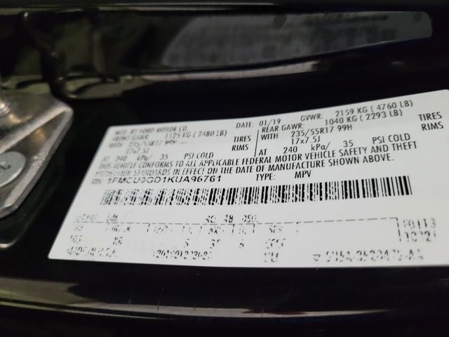 2019 Ford Escape SE