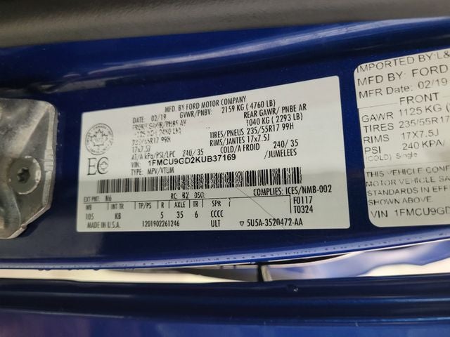 2019 Ford Escape SE