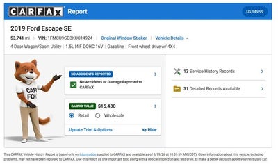 2019 Ford Escape SE