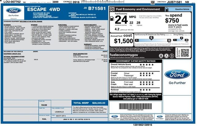 2018 Ford Escape SE