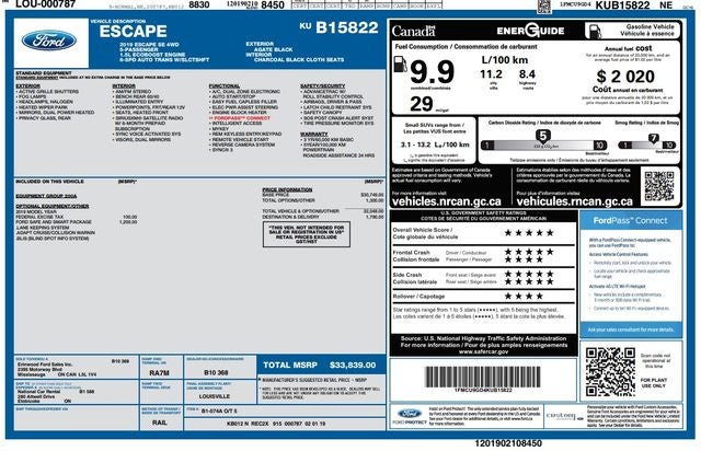2019 Ford Escape SE