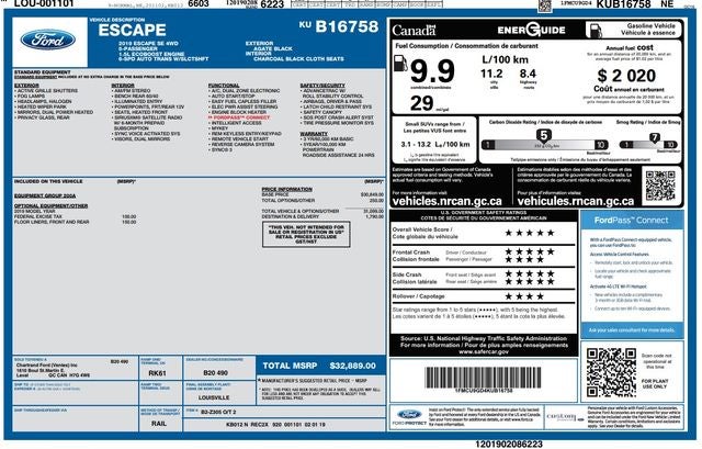 2019 Ford Escape SE