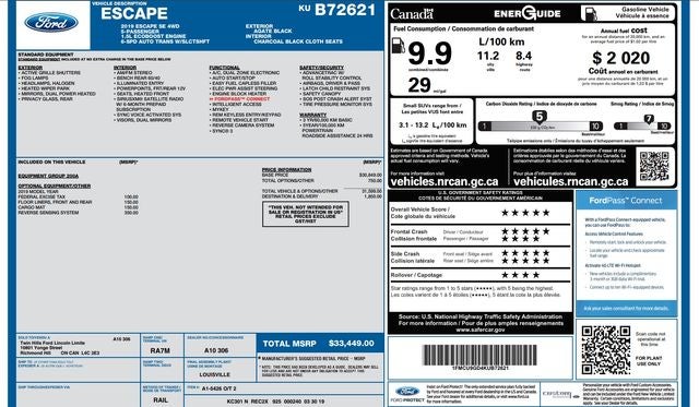 2019 Ford Escape SE