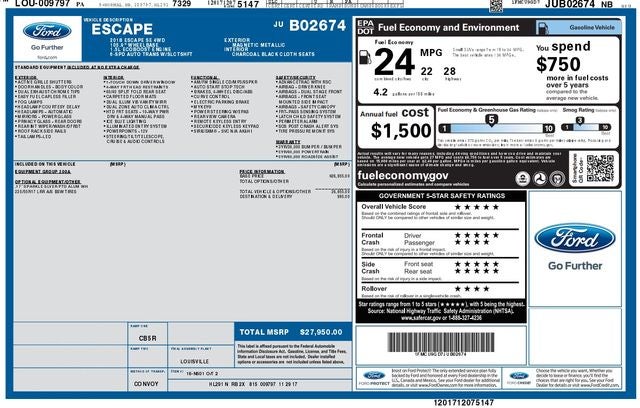2018 Ford Escape SE