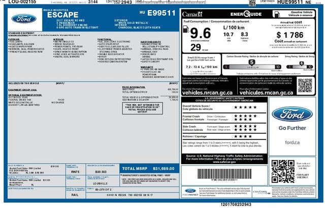 2017 Ford Escape SE
