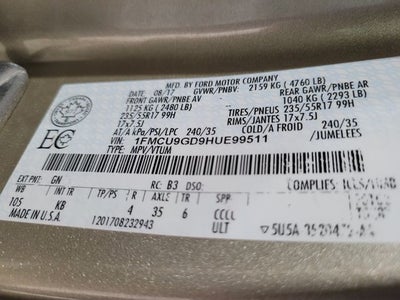 2017 Ford Escape SE