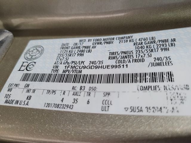 2017 Ford Escape SE