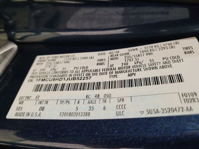 2018 Ford Escape SEL