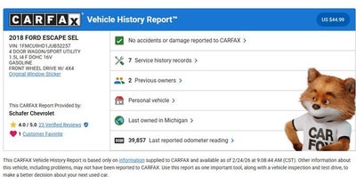 2018 Ford Escape SEL