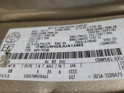 2018 Ford Escape SEL