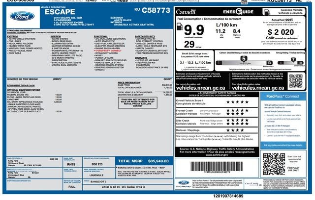 2019 Ford Escape SEL
