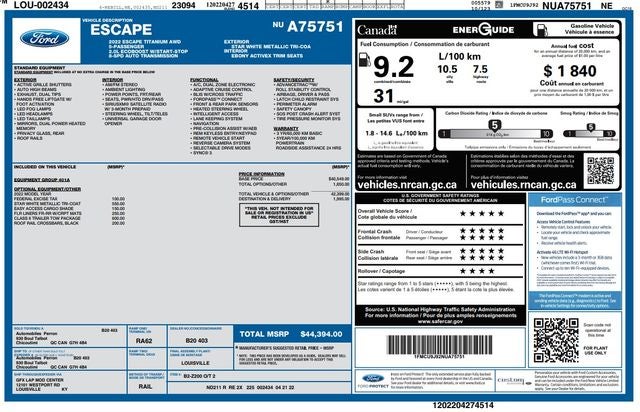 2022 Ford Escape Titanium