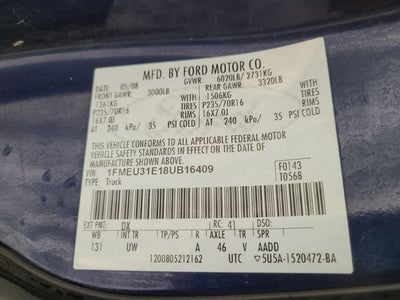 2008 Ford Explorer Sport Trac XLT
