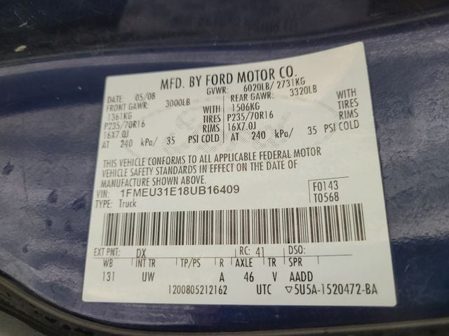 2008 Ford Explorer Sport Trac XLT