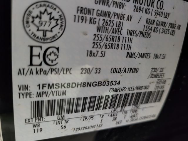 2022 Ford Explorer XLT 202A