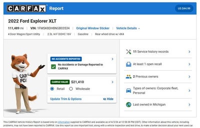 2022 Ford Explorer XLT 202A