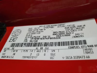 2019 Ford F-150 XLT Sport