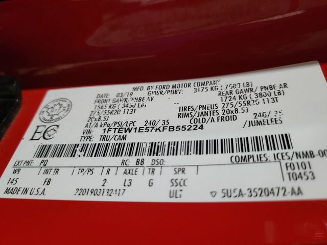 2019 Ford F-150 XLT Sport