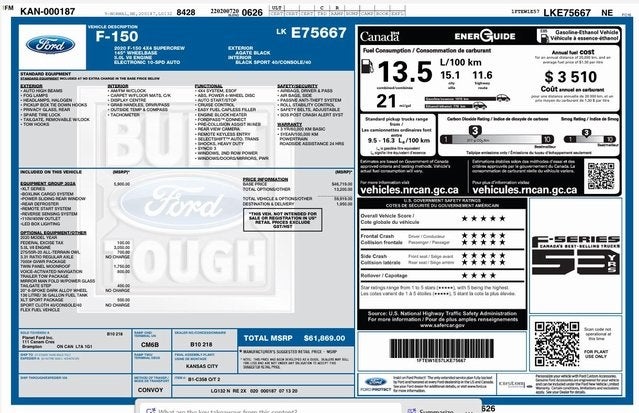 2020 Ford F-150 XLT SPORT