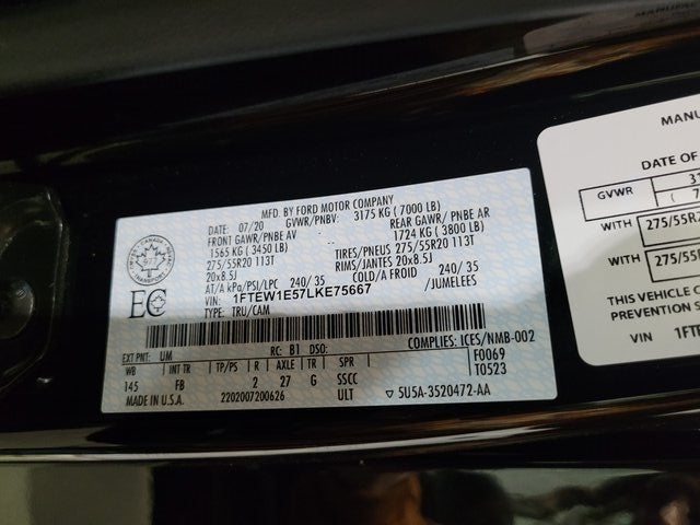 2020 Ford F-150 XLT SPORT