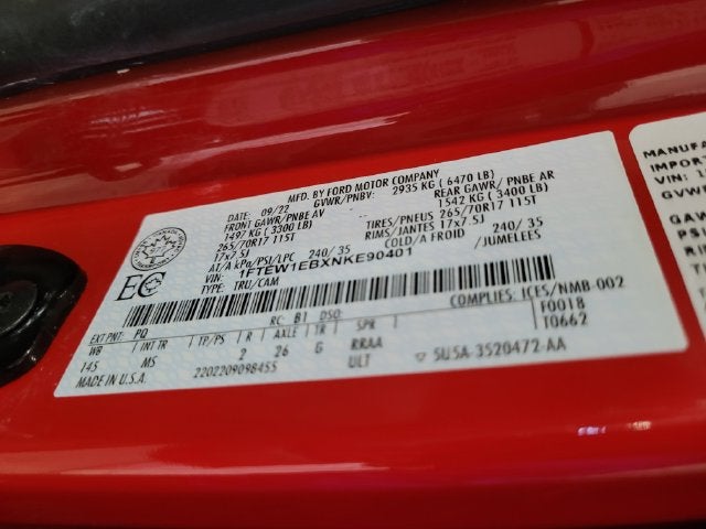 2022 Ford F-150 Base