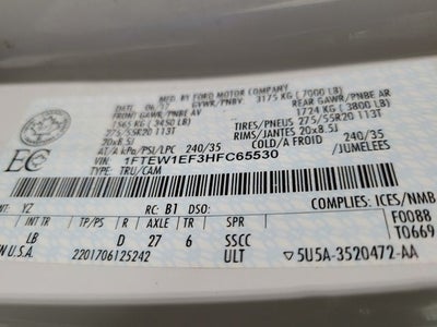 2017 Ford F-150 Lariat