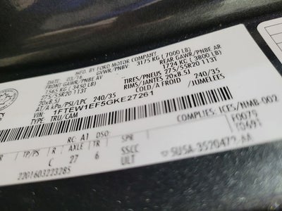 2016 Ford F-150 XLT SPORT