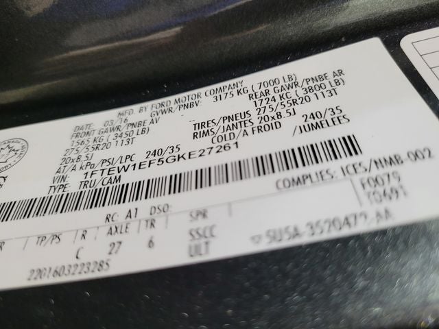 2016 Ford F-150 XLT SPORT